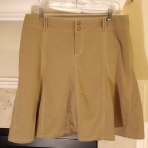 Athleta khaki skort size 14 petite